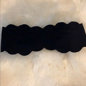 Marysia XS scalloped bandeau bikini top